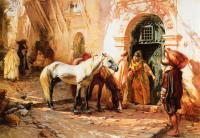 Frederick Arthur Bridgman - Scene in Morocco